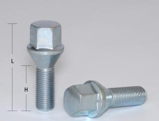 Болт M14x1,25 (53/ 28) hex17 конус цинк S-966-08