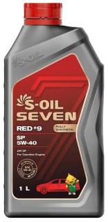 Масло моторное S-OIL 7 RED#9 SP/SN Plus 5w-40 1л синтетика