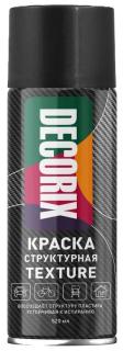 Краска структурная 520 мл черный текстурный 0148-02-DX (12) DECORIX