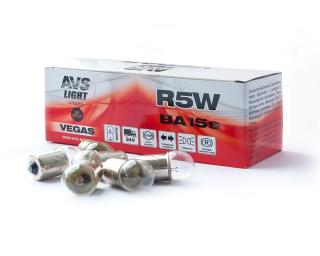 A78326SЛампа AVS Vegas 24V.R5W(BA15S) BOX(10шт)