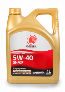 Масло моторное IDEMITSU F-S SN/CF 5W40 4л синт
