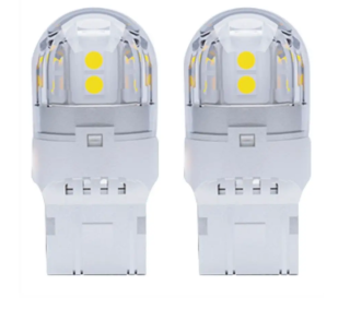 Лампа Светодиодная 12-24V SVS W21W  /3.3W/6000K/350Lm/Chip 3030/5SMD к-т 2шт.