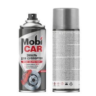 Эмаль для суппортов термостойкая 520 мл черный 0510-00 MC (12) MOBICAR