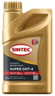Жидкость тормозная Sintec SUPER DOT-4 455 г.