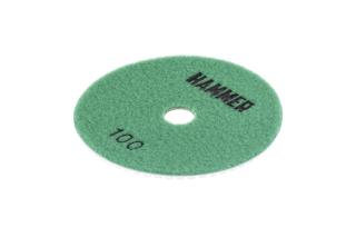 Круг алмазный шлифовальный гибкий Hammer Flex  206-212 125мм P100 (АГШК/черепашка)