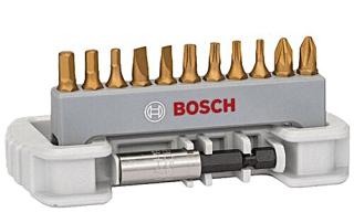 Набор бит BOSCH Max Grip (2608522134)  11бит PH/PZ/T/S/HEX + магнитный держатель