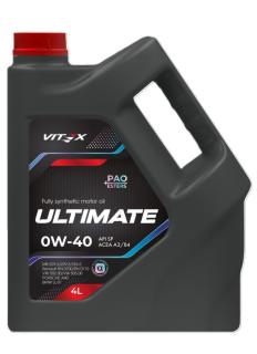 Масло моторное Vitex Ultimate 0W40 SN/CF 4л