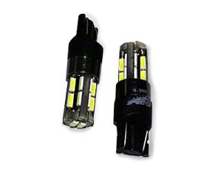 A78449S Светодиодная лампочка  T104 T10/белый/(W2.1х9.5D) 18SMD 4014,2шт