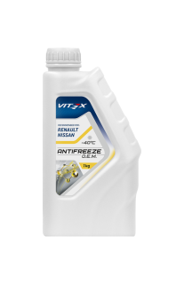 Жидкость охлаждающая Антифриз VITEX O.E.M. for Renault Nissan -40 1кг