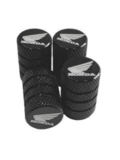 Колпачки на ниппель HONDA черный металл (уп.4шт) KNV 006L-HON MASHINOKOM