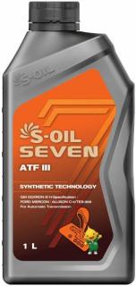 Масло трансмиссионное S-OIL 7 ATF III 1л
