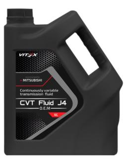 Масло трансмиссионное Vitex CVT Fluid J4 O.E.M for Mitsubishi 4л