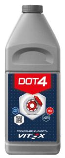 Жидкость тормозная Vitex ДОТ-4 (флакон 910 гр) 