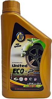 Масло моторное UNITED ECO-P 0W20 SP/ILSAC GF-6 синт 1л