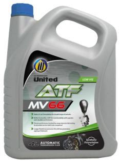 Масло трансмиссионное UNITED ATF MV 66 (LOW VISCOSITY) RED 4л (DEXRON-VI) 