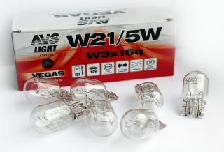 A78173Лампа AVS Vegas12V.W21/5W(W3x16q)BOX(10шт)