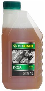 Масло индустриальное OILRIGHT И-20А 1л 