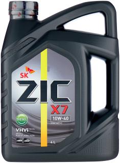Масло моторное ZIC X7 DIESEL 10W40 4л п/с