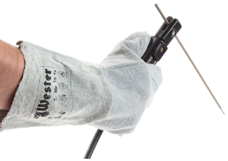 Краги сварщика WESTER WG02  990-104  спилковые, без подкладки, серые