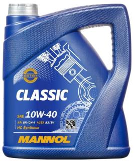 Масло моторное MANNOL 7501 Classic 10w40 п/с 4л