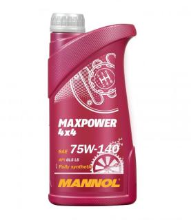 Масло трансмиссионное MANNOL 8102 4x4 Maxpower  75W140 GL-5 1л