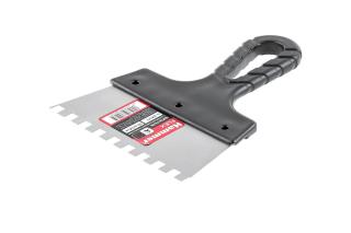 Шпатель зубчатый 150 мм 8х8 мм с антикор.покр.Hammer Flex  238-013 