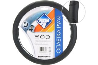 Оплетка на руль  М черный перфорир.экокожа 48326 Nova Bright (25)