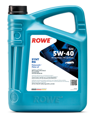 ROWE HIGHTEC SYNT RSi SAE 5W-40 4л (4)