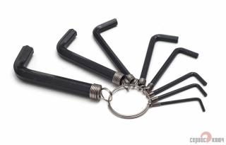 Набор шестигранников (8 пр. 2-10мм) СЕРВИС КЛЮЧ