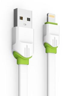 Кабель micro USB (1м) 2,4А LS34 медь 86 жил, белый LD_B4506 LDNIO 