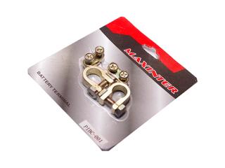 Клемма (комплект) MAXINTER PIBC-001 мал. цинк (блистер) (10704050/251019/0008322, КИТАЙ)