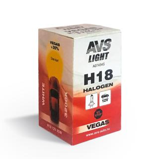 Галогенная лампа AVS Vegas H18.12V.65W 1шт