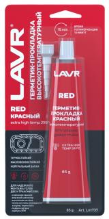 Герметик прокладок красный высокотемпературный 85г LN1737 LAVR (24)