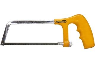 Ножовка по металлу 150 мм пластмассовая ручка хромированная Sparta