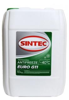 Жидкость охлаждающая Sintec Антифриз Euro зеленый 10 кг
