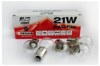 Лампа AVS Vegas 12V. 21W(BAU15S)BOX(10 шт.) смещ.штифт