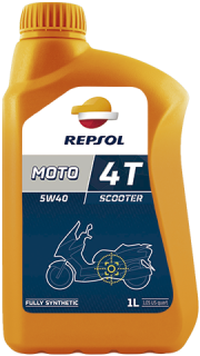 Масло моторное REPSOL MOTO SCOOTER 4T 5W40 1л