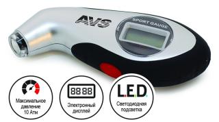 Манометр автомобильный для шин AVS EL-800