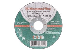 Круг шлифовальный 115x6.0x22,23 A 24 R BF Hammer Flex 232-028 по металлу