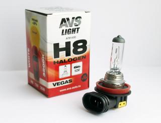 Галогенная лампа AVS Vegas H8.12V.35W. 1шт