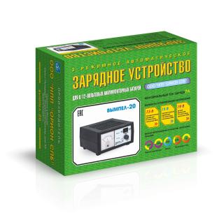 Зарядное устройство Орион "Вымпел-20" (автомат 0-7А, 6/12/18В стрел. амперм)
