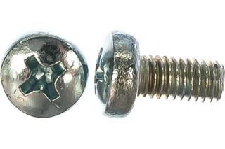 Винт с полукруглой головкой м5х10 (10шт) ТЕХ-КРЕП 103014  din7985 оцинк. пакет