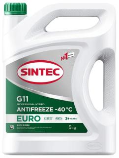 Sintec Антифриз Euro G11 зеленый 5 кг (4) (800523)