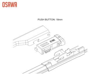 Адаптеры для щеток с/о (2шт) OMA29 Osawa MG/GWB071 (Push Button 18мм)