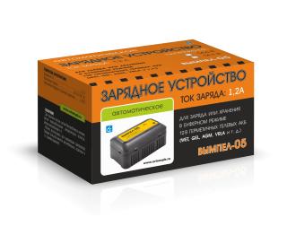 Зарядное устройство Орион "Вымпел-05" (автомат 1,2А, 12В для гелевых и кислотных АКБ)