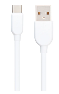 Кабель Type-C USB (1м) 3.0A белый 48487 BX14 BOROFONE
