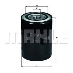 KNECHT/MAHLE OC 297  Фильтр масляный 