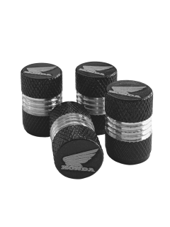 Колпачки на ниппель HONDA черный металл (уп.4шт) KNV 008L-HON MASHINOKOM