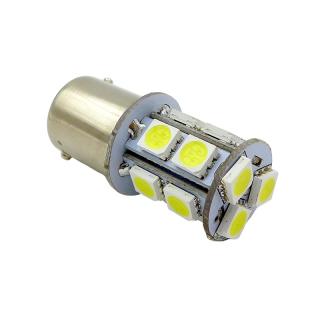 A07187S Светодиодная лампочка S022A T15/белый (BA15S) 13SMD 5050 12V 1, 2шт