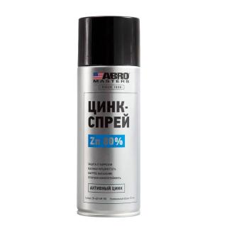 Цинк-спрей 80% 520мл ZN-400-AM-RE (12) ABRO MASTERS
